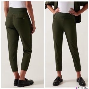 🌟NWTS-$90 ATHLETA Nolita Slim Pants Featherweight Stretch Crop Pants size 6